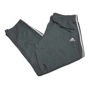 Adidas Sweat Pants Mens 3XLT Gray Joggers Multi Sport Fleece Dark Heather IJ8888